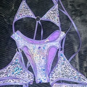 MESH purple rave Wear